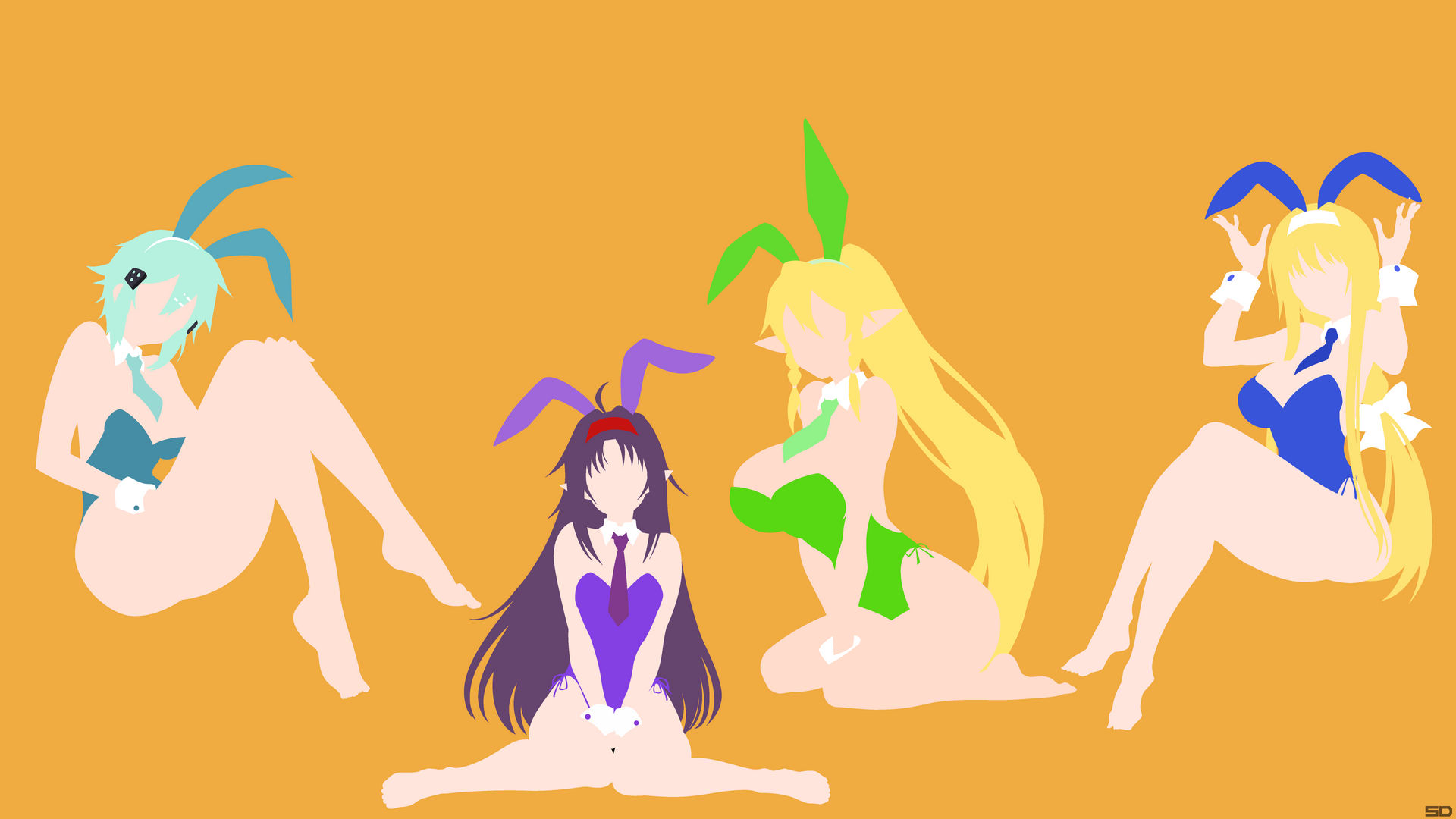 Sword Art Online Cute And Sexy Bunnygirls By Selflessdevotions On Deviantart Sword Art Online Cute And Sexy Bunnygirls By Selflessdevotions On Deviantart