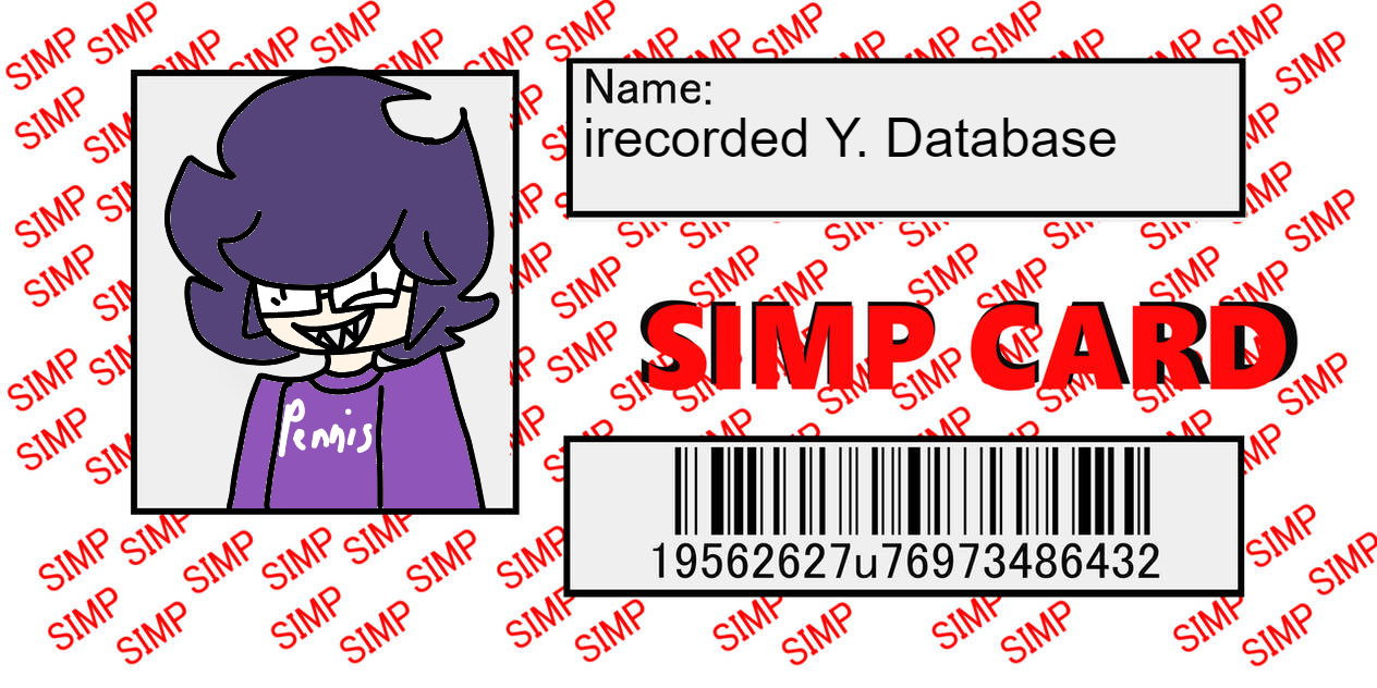 Irec's simp card by Coneys-hell-world on DeviantArt