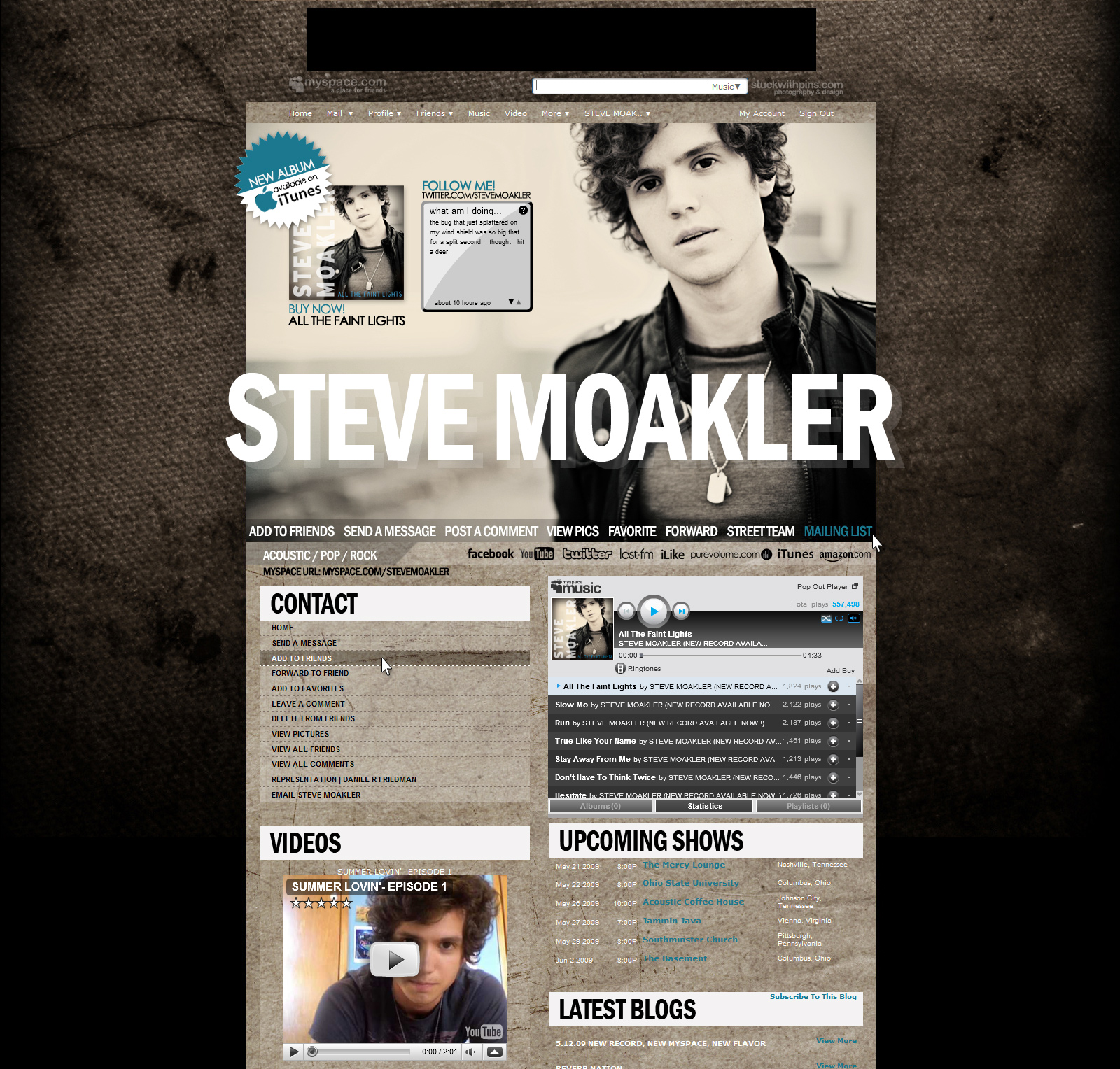 Myspace: Steve Moakler