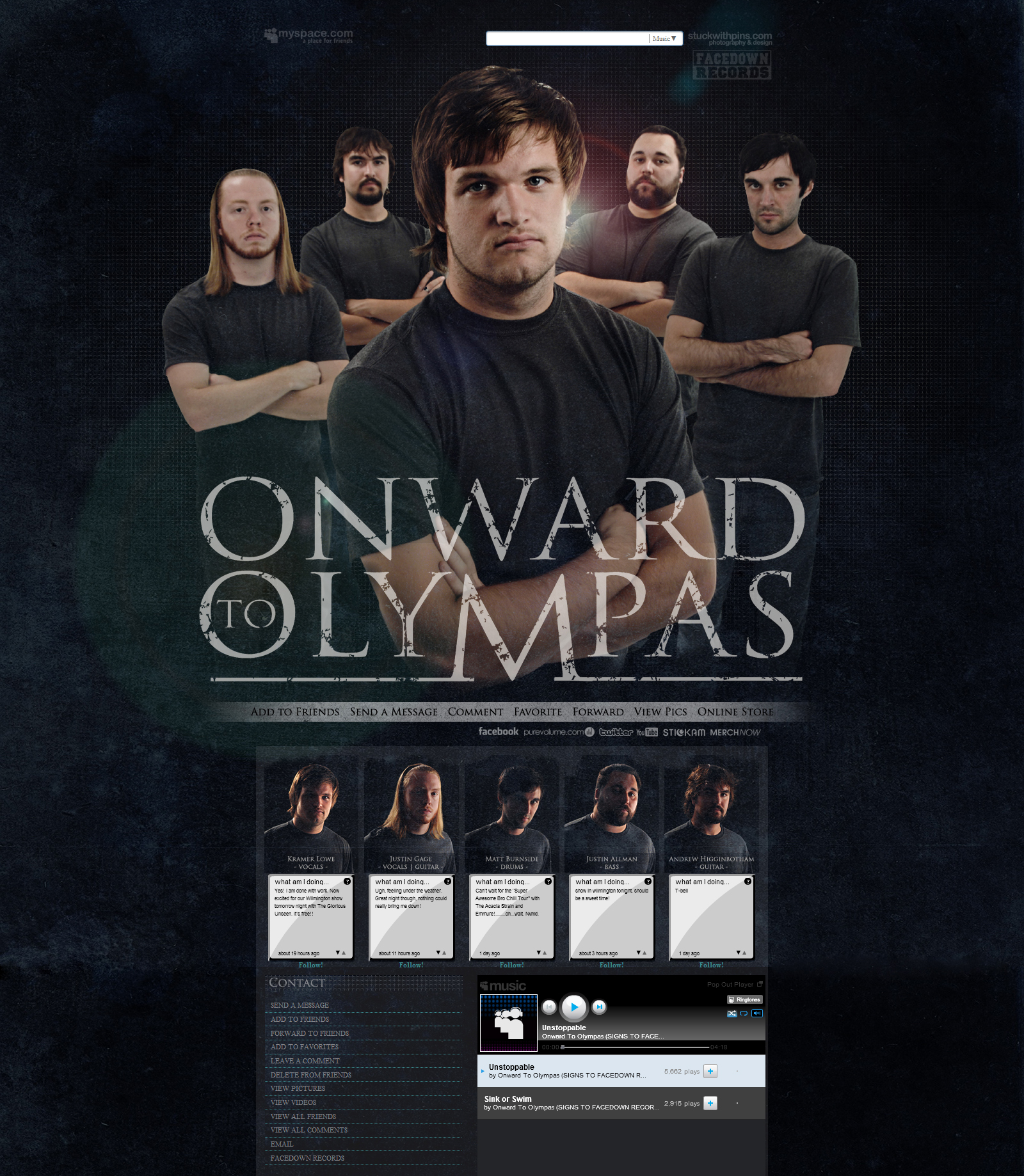 Myspace: Onward to Olympas