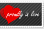 Proudly In Love Stamp