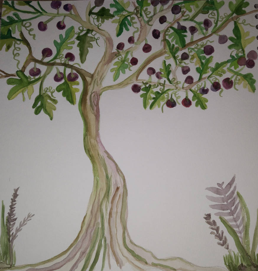 Fig Tree Vector Deviantart Fig tree by Loulabell30 on DeviantArt