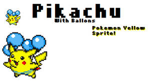 Pokemon Yellow \ Pikachu Sprite!
