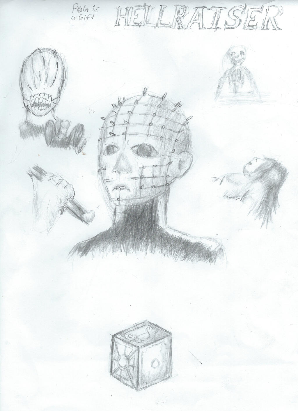 Deviantart Hell Raiser Hellraiser by Kantuspaintsinsanity on DeviantArt