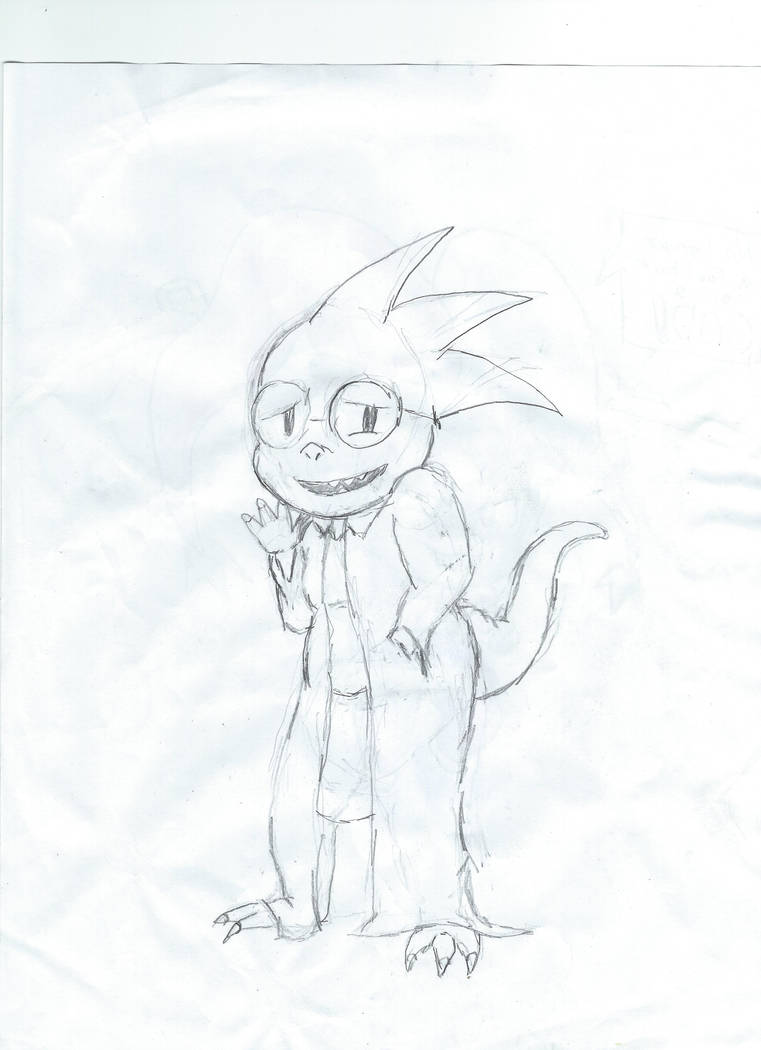 Alphys sketch by Kantuspaintsinsanity on DeviantArt
