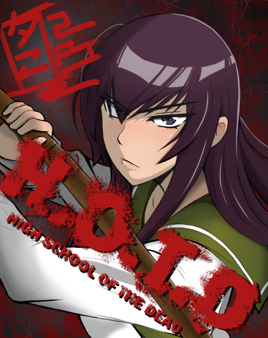 Saeko Busujima from Highschool of the Dead! : r/AnimeSketch