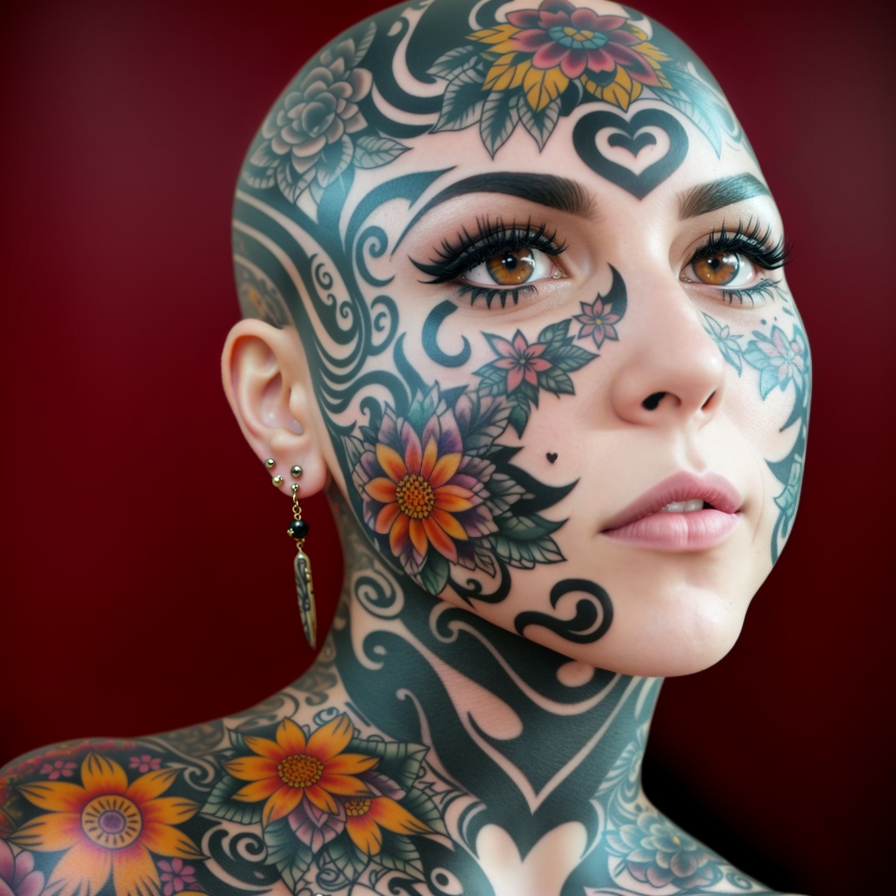 Tattooed woman 170 by yaalzaruth on DeviantArt