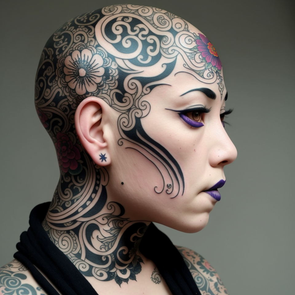 Tattooed woman 183 by yaalzaruth on DeviantArt