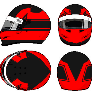 Gilles Villeneuve helmet