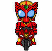 Kamen Rider Zephyr and Machine Firebird