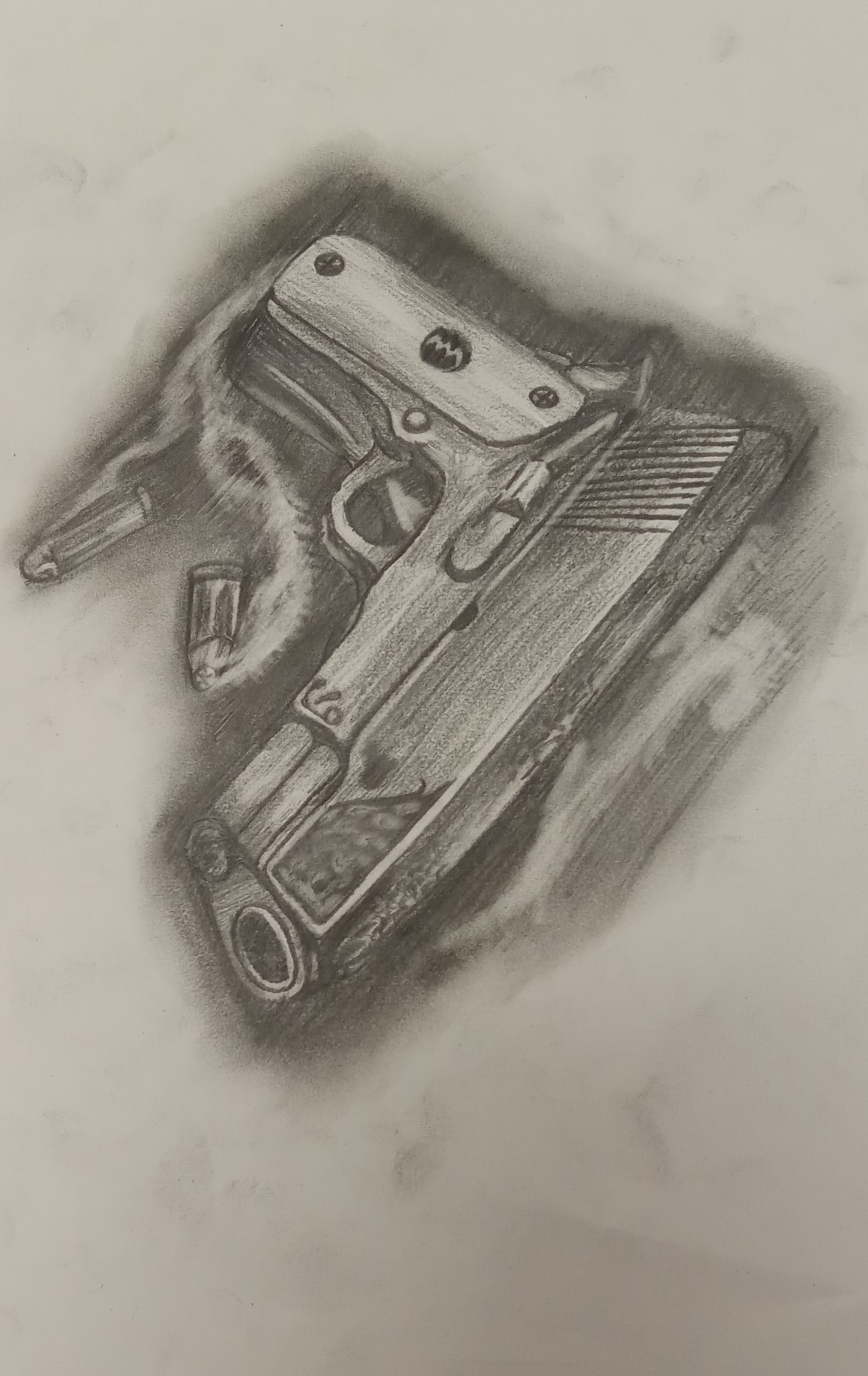 Commission Gun Tattoo Drawing by LJHART on DeviantArt