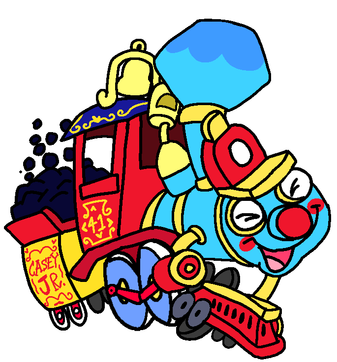 A Very Happy Casey Jr. by raralabelle1Art on DeviantArt