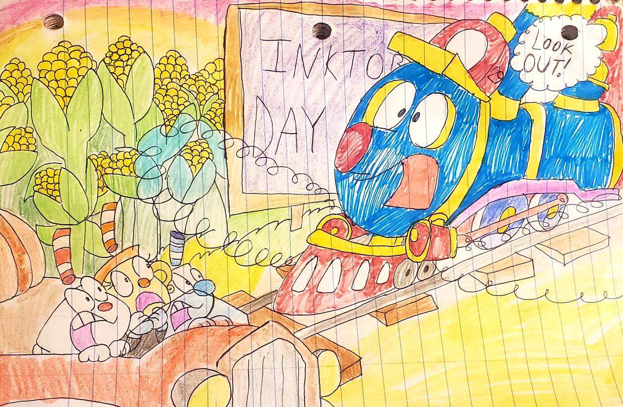 Casey Jr. Is About To Collide with A Car! by raralabelle1Art on DeviantArt