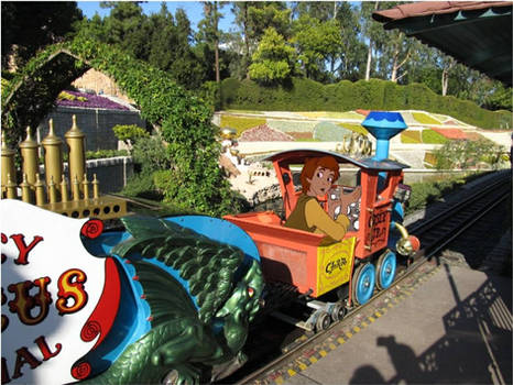 Taran on The Casey Jr. Circus Train 