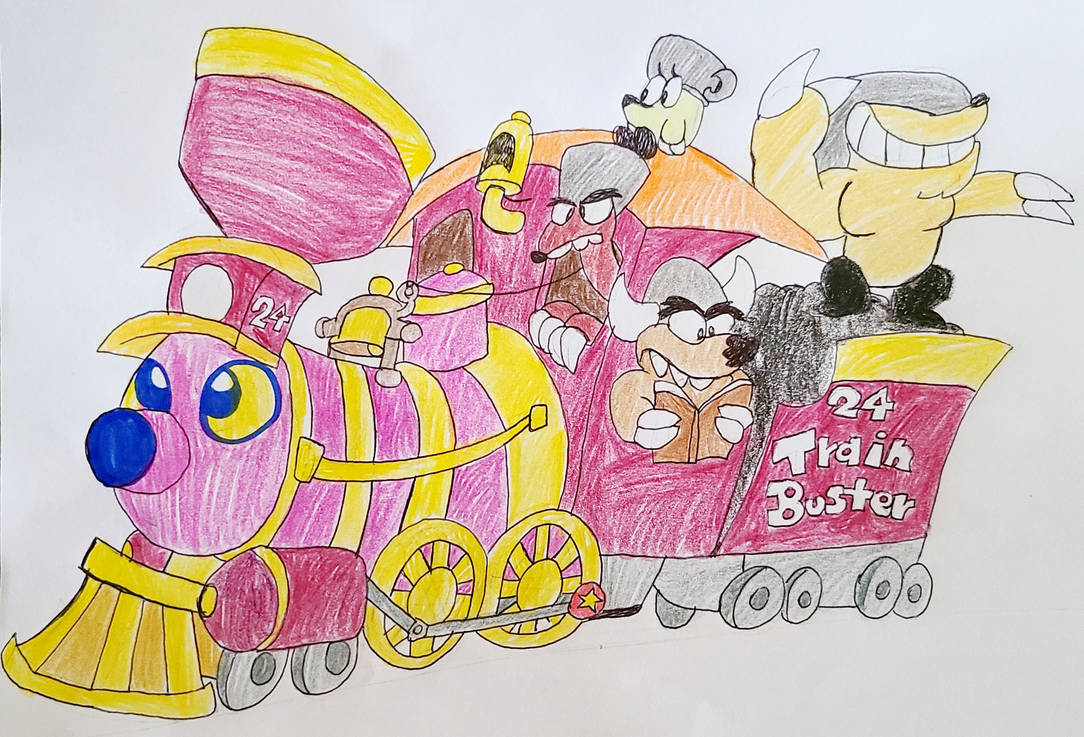 Trainbuster (The Bossbusters' Train) by raralabelle1Art on DeviantArt
