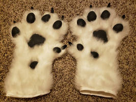 Pez Wolf Fursuit Hand Paws v1