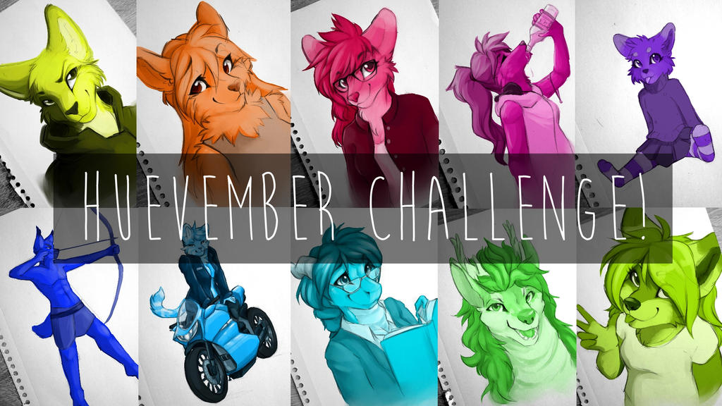 Huevember challenge (30 speedpaints montage video)