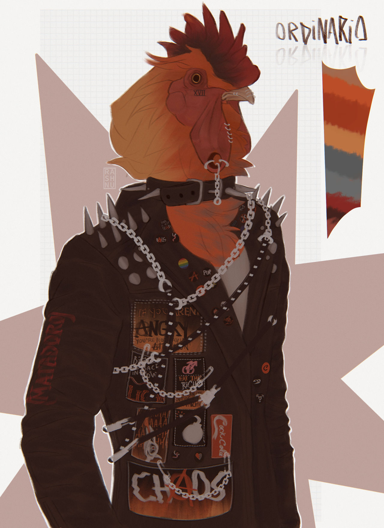 Punk Chicken punk chicken by punktrashin on DeviantArt