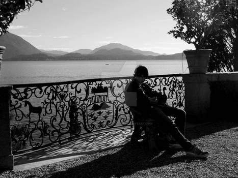 An Artist by the Lake