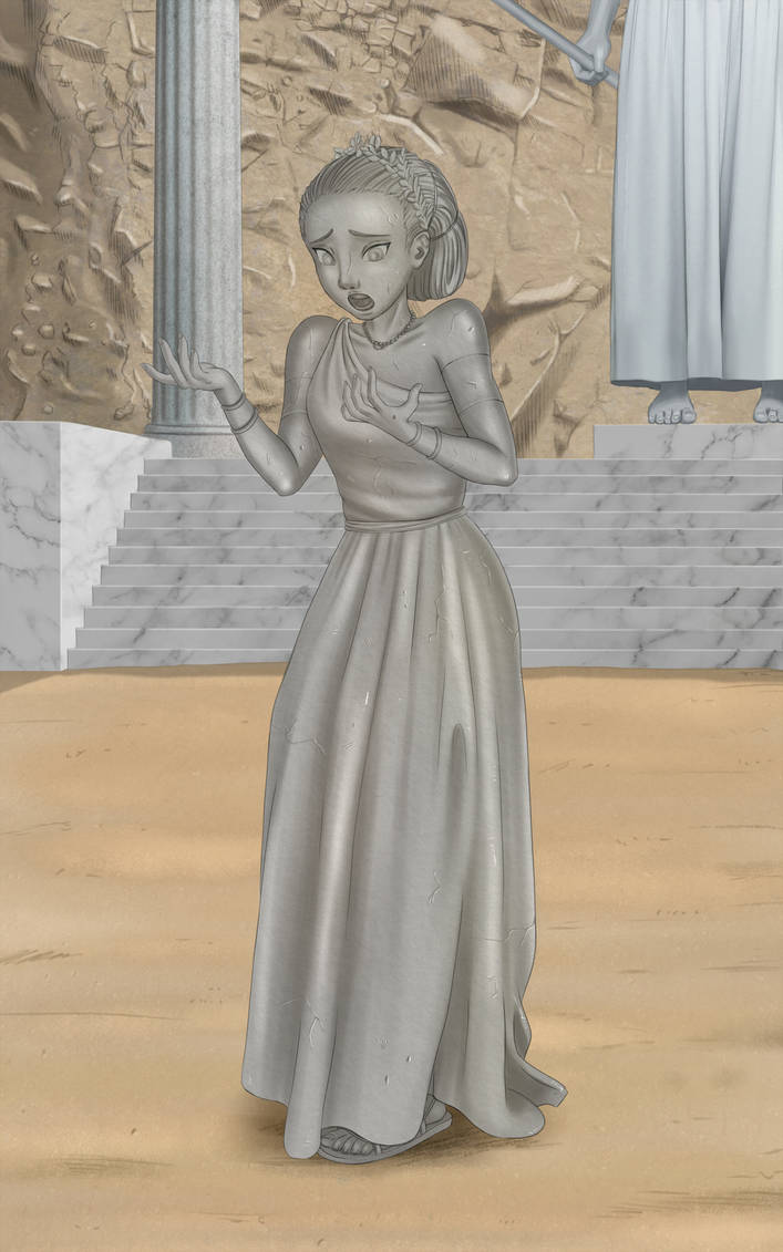 Petrification Draw COM - Petrified girl by katzueki on DeviantArt
