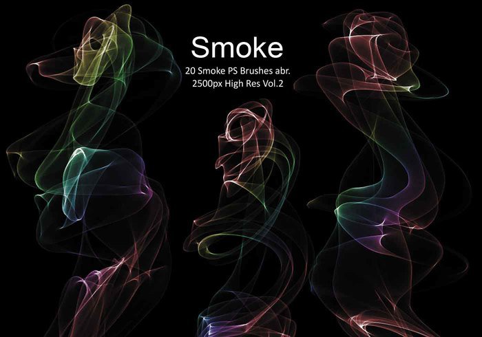 20 Smoke PS Brushes abr. Vol.2