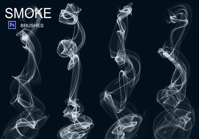 20 Smoke PS Brushes abr. Vol.6