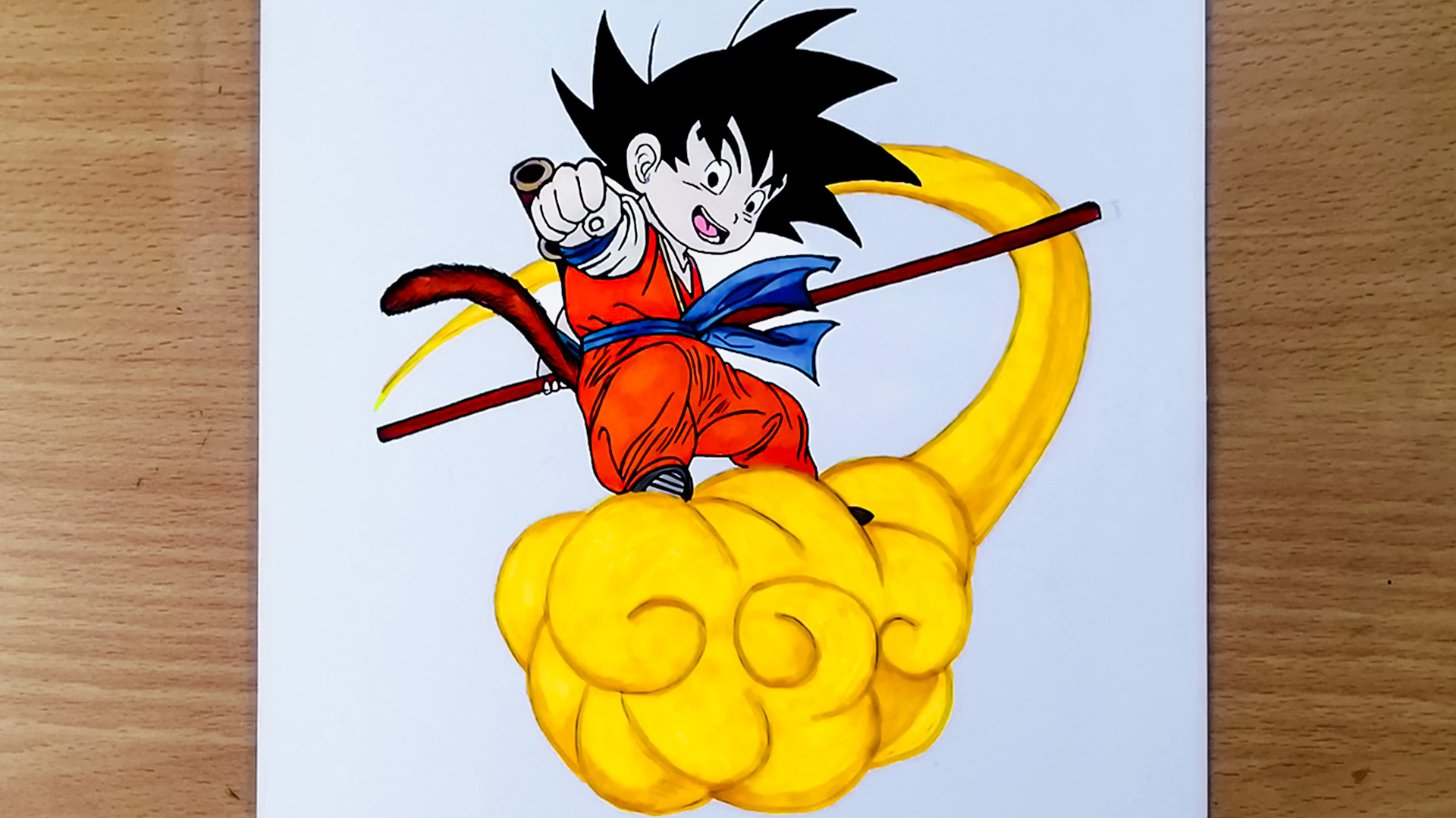 Goku Depth Effect Wallpaper by FryQuest on DeviantArt