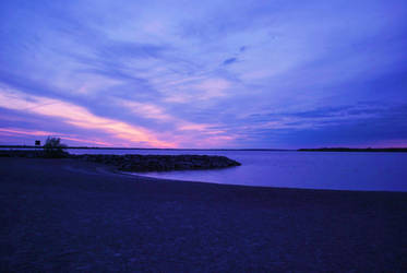 Victoria's pier at sunset.