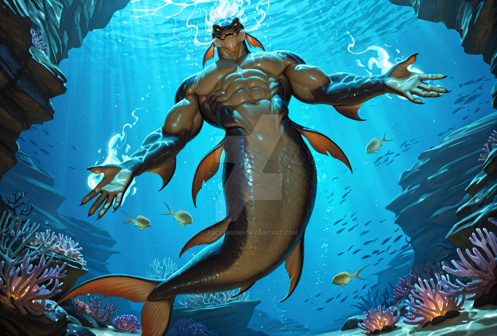 Merman Merchant Merman (52) by JuicyShrimp on DeviantArt