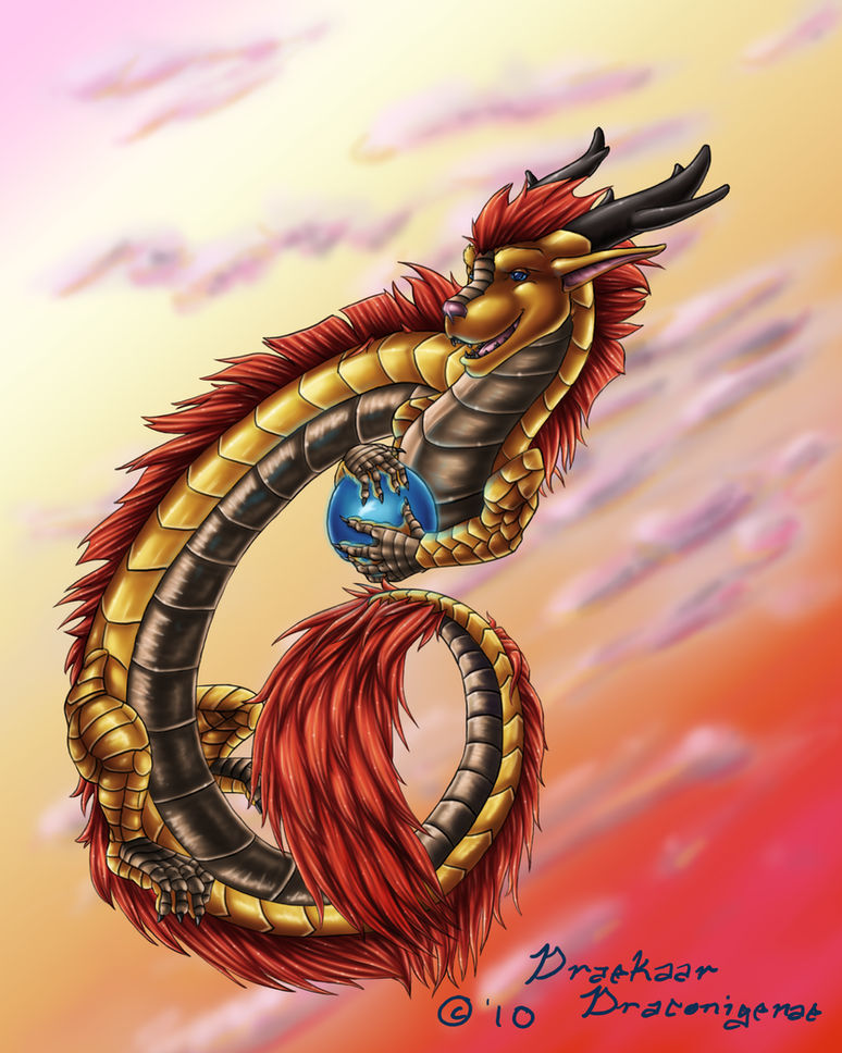 Eastern Dragon Tattoo Style Vector Illustration Isolated 
