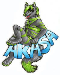 Akasafox Badge