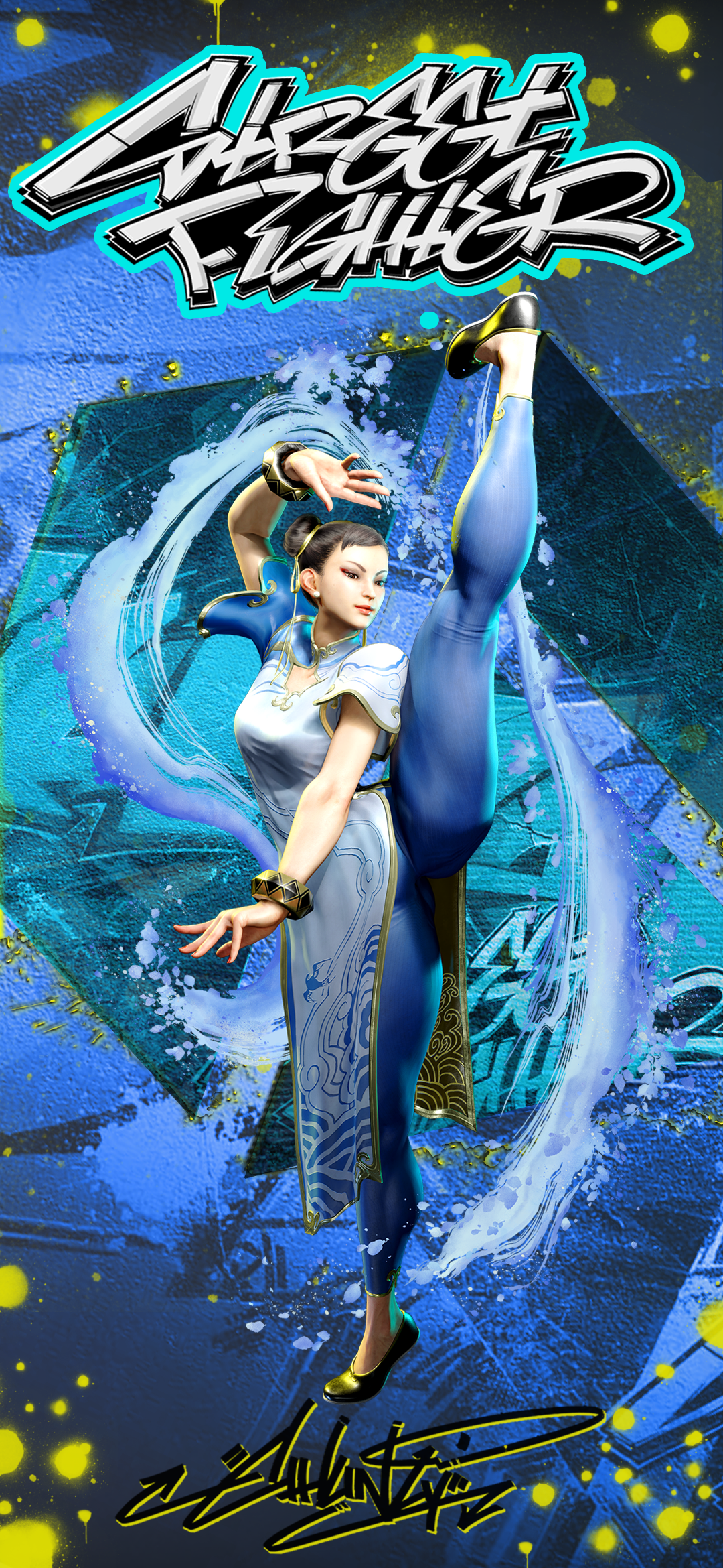 Chun Li R6 Card Bakground R6 SF6 Chun li phone wallpaper by CR1ONE on DeviantArt