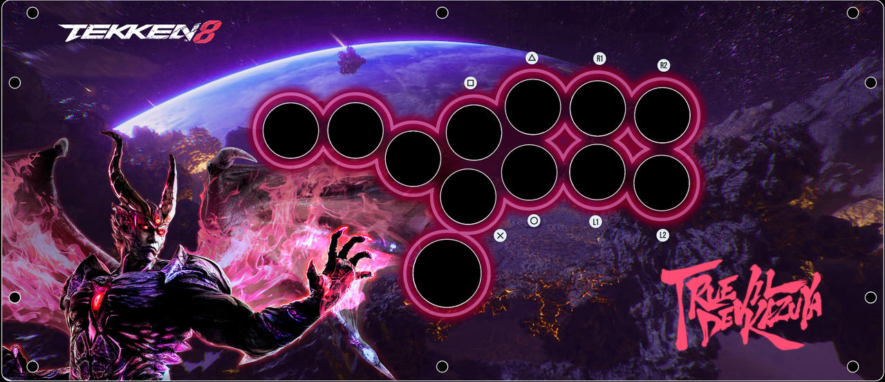 True Devil Kazuya - Hitbox art by CR1ONE on DeviantArt