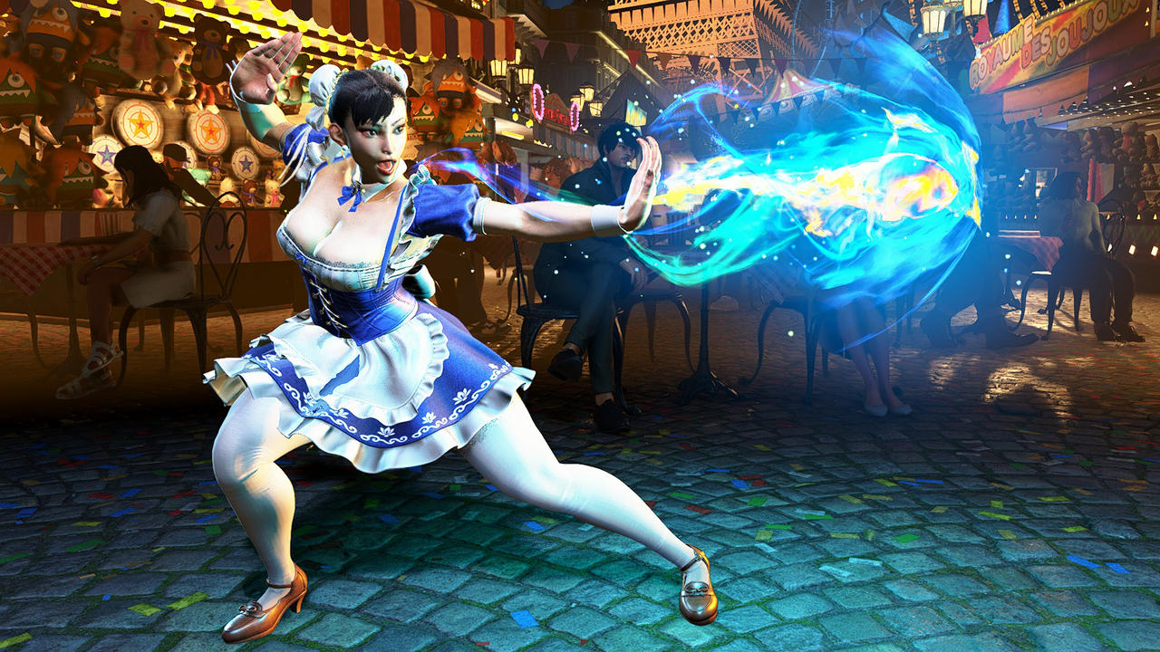 Chunk Li Mod SF6 - Chun Li Maid mod by CR1ONE on DeviantArt
