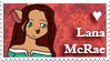 TGMD - Lana McRae stamp by Yaraffinity