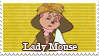 TGMD - Lady Mouse fan stamp