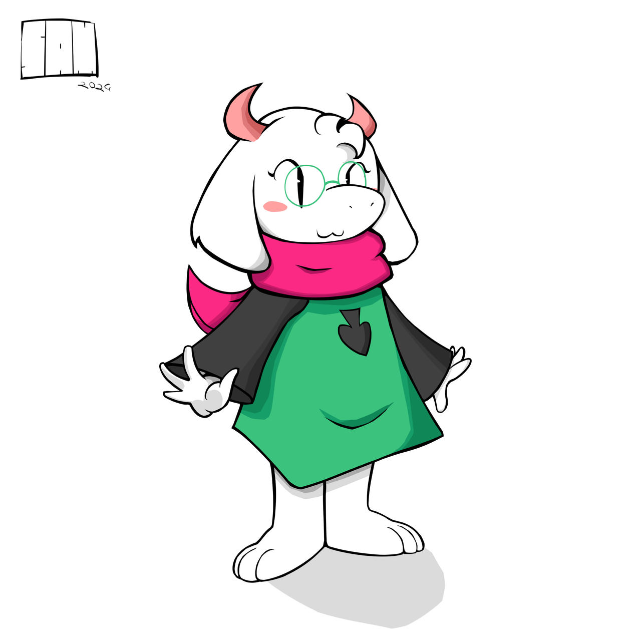 Normal Ralsei Ralsei by TSUKIIIRAW on DeviantArt