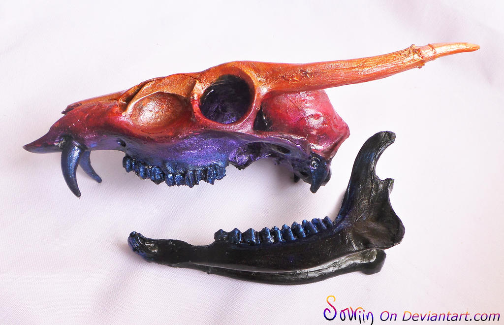 Sunset Dragon skull SOLD