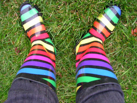 Rainbow Rainboots