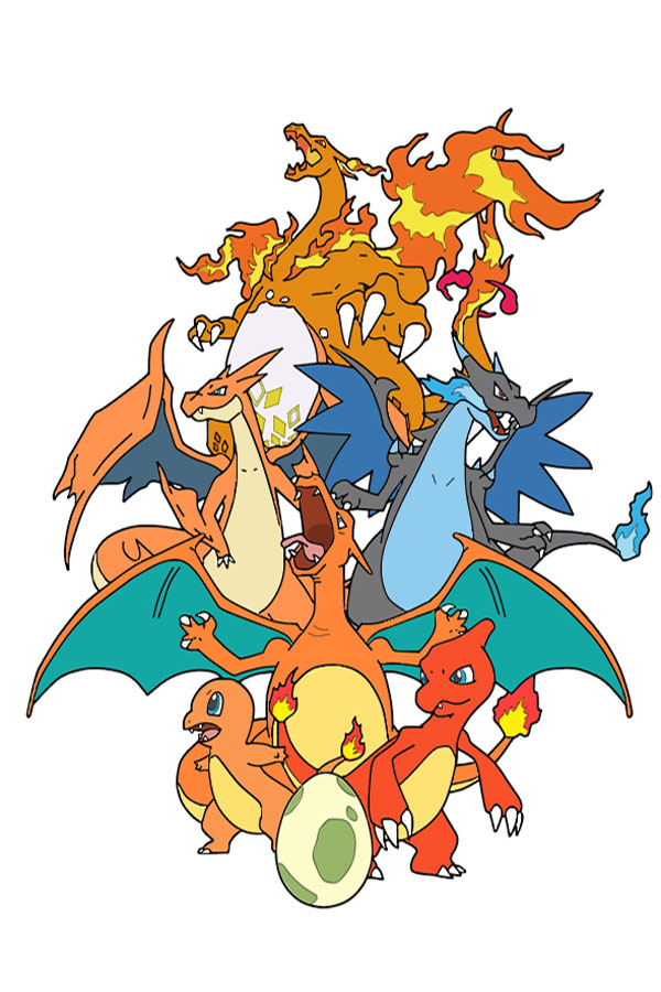 Charmander Evolutions by PokemonPokemonLiceu on DeviantArt