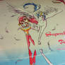 Super Sailor Chibimoon and Pegasus2 Poster