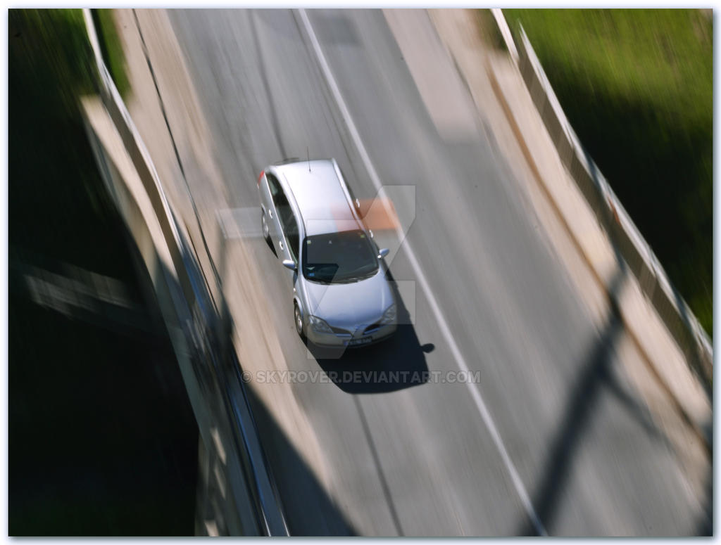 Driving over the brook