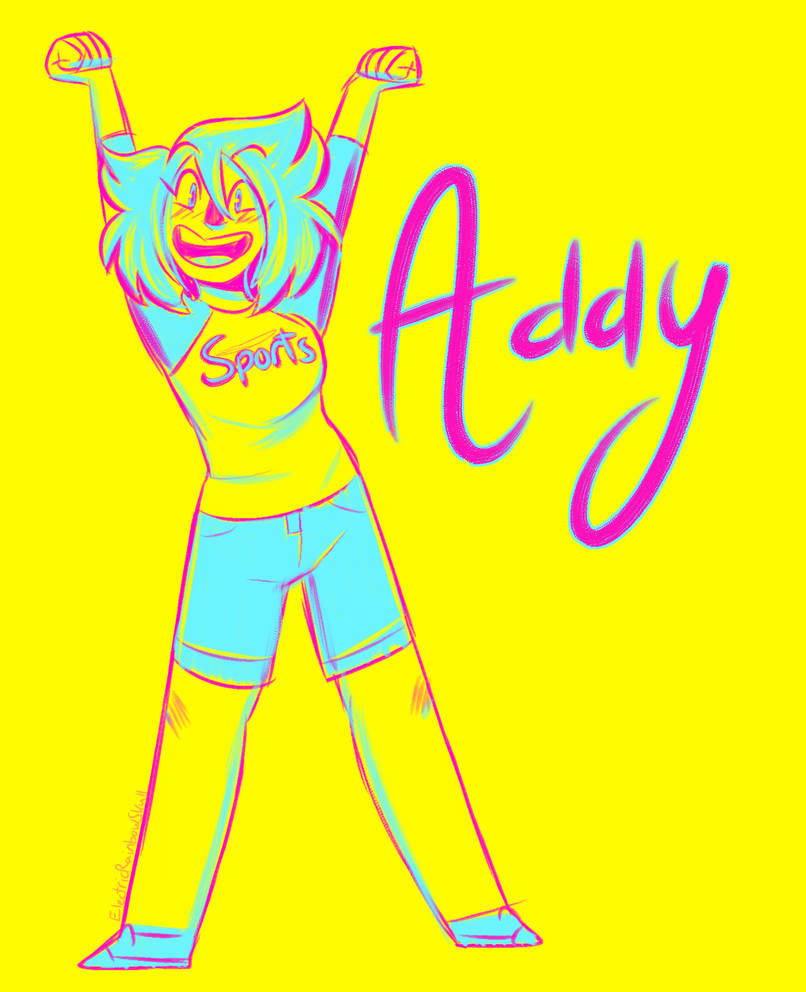 Colourful Addy by ElectricRainbowSkull on DeviantArt