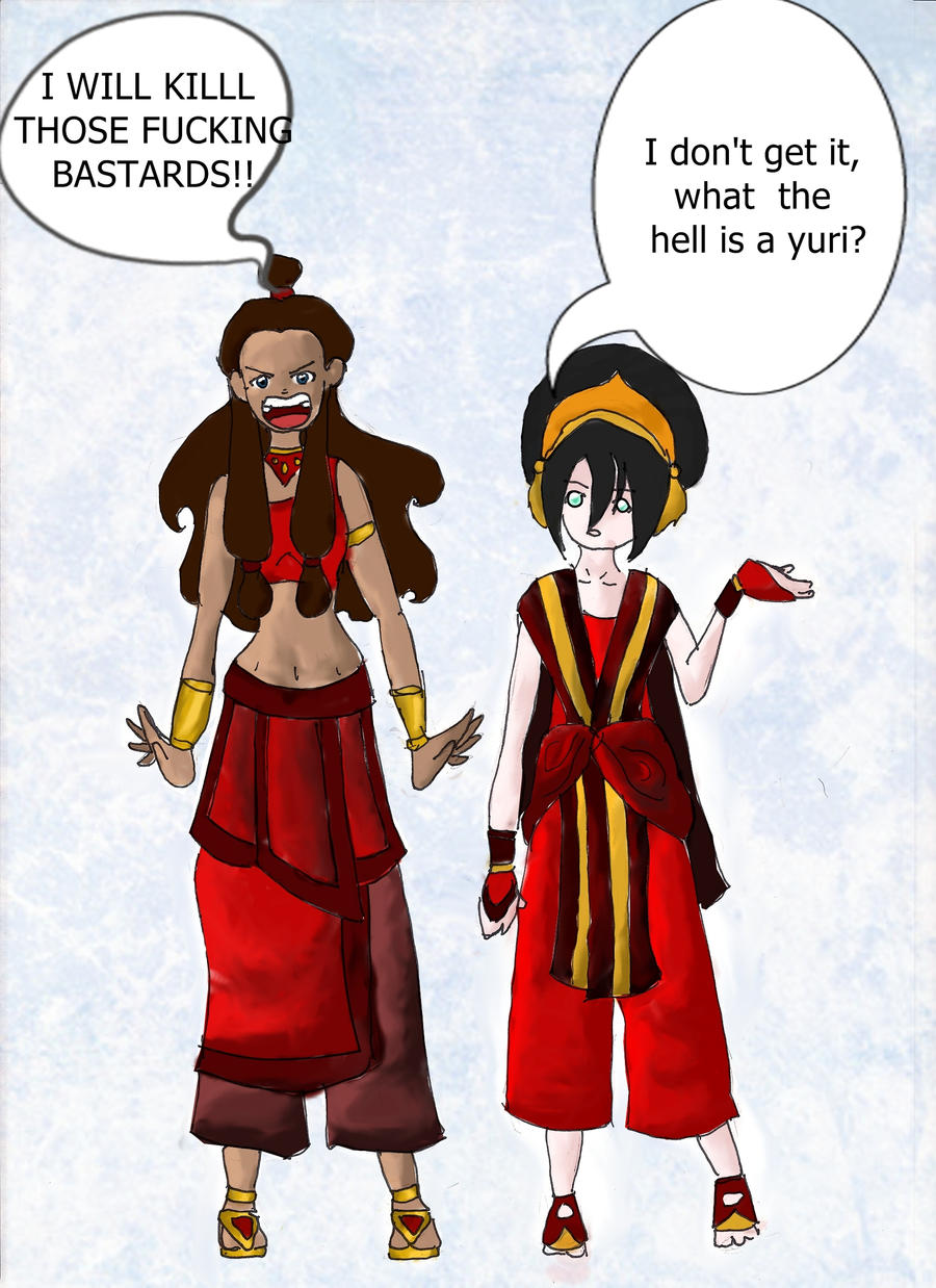 Toph and Katara Discover Yuri