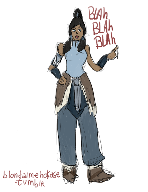 mocking korra drabble