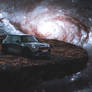 Parked in space | photomanipulation space art