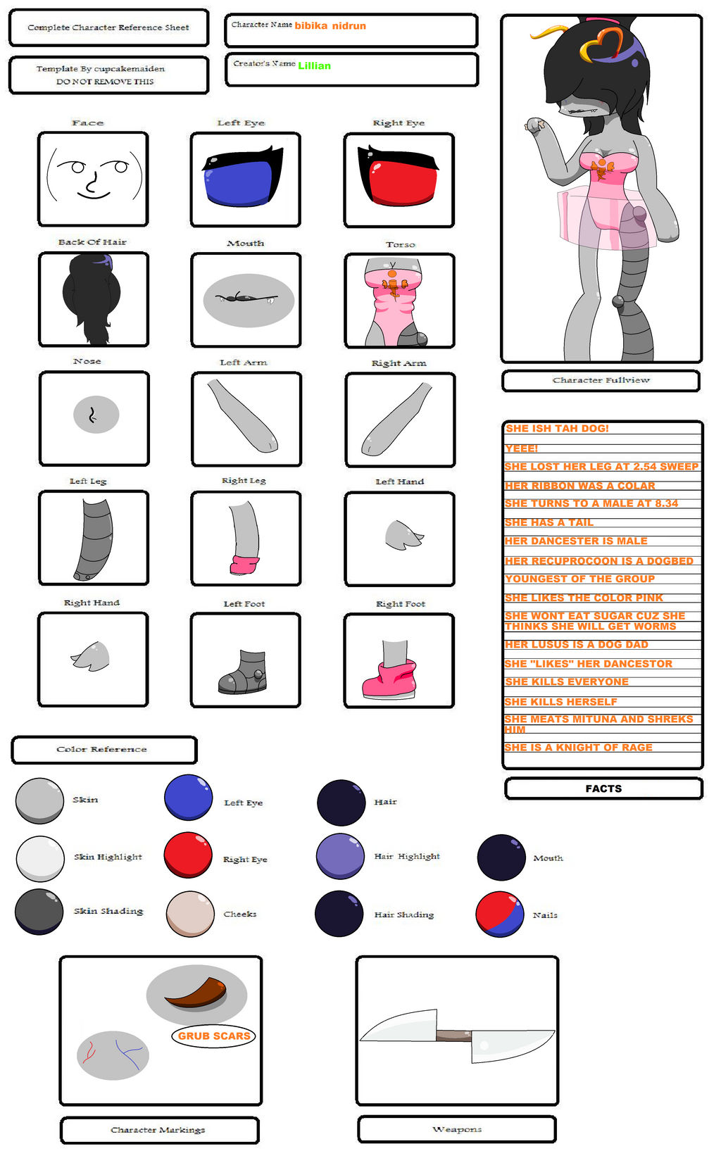 character reference sheet :3