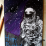 Space Man - Painting/Drawing