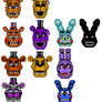 Pixel Freddys and Bonnies