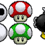 Favorite Mario Power Up Pixels
